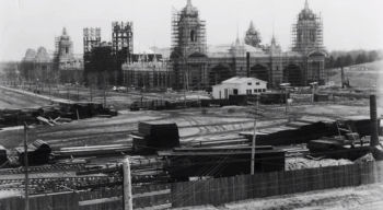 Construction of Chicago World Fair 1893 (we are told)